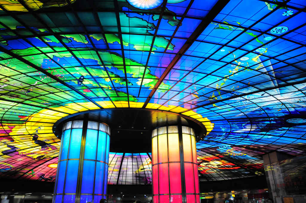 光之穹頂｜全球最美的車站．美麗島站