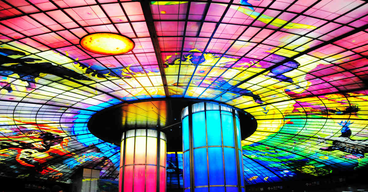 光之穹頂｜全球最美的車站．美麗島站