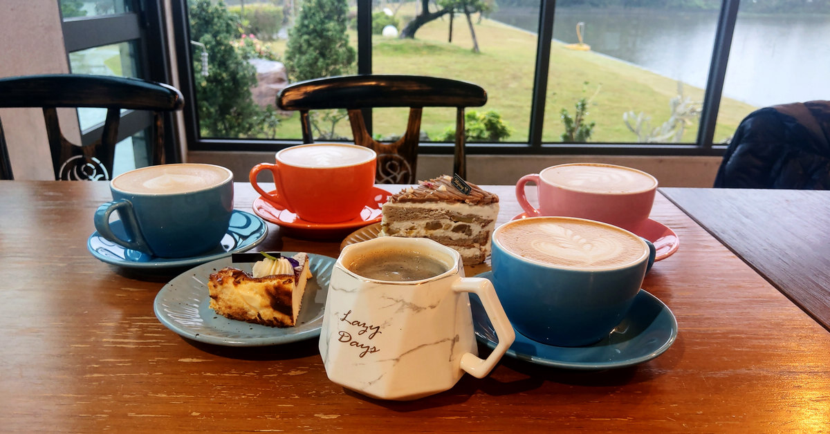 宜蘭壯圍喝咖啡｜麋境咖啡．日式舒芙蕾＋水果千層蛋糕，網美系下午茶咖啡館