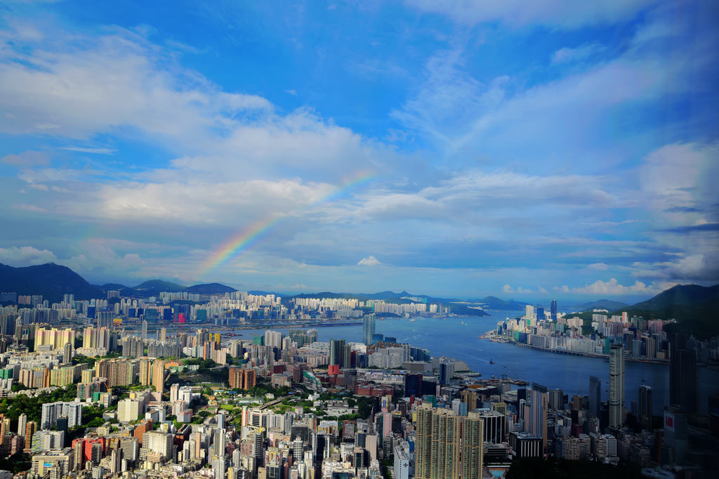 香港九龍黃大仙｜一腳踏入彩虹邨，感受繽紛的彩色視界，IG打卡景點