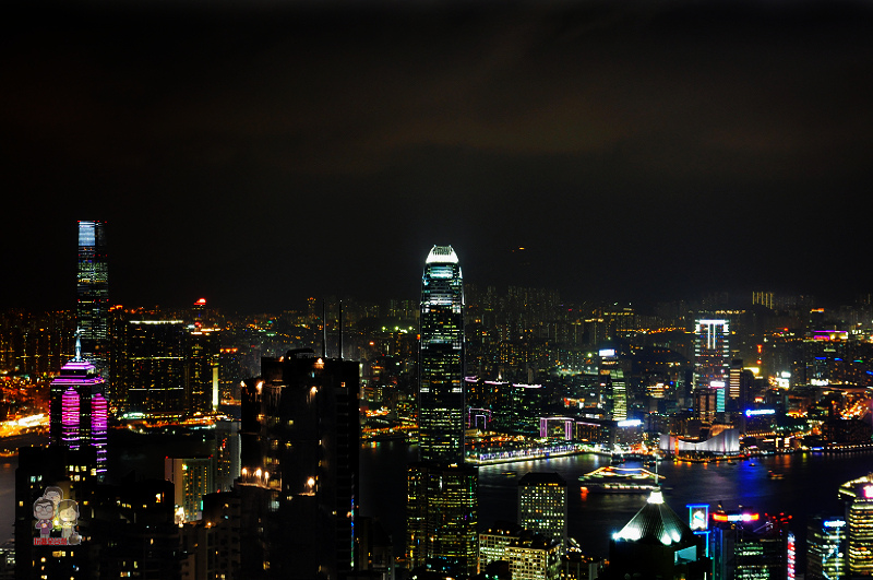 2013香港自由行｜太平山夜景