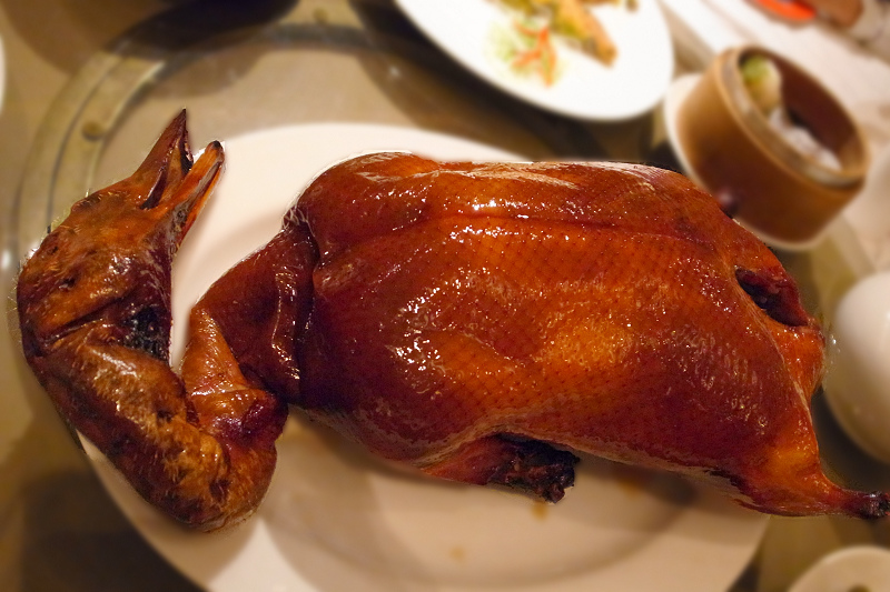 台北中山美味｜國賓飯店粵菜廳～掛爐烤鴨真美味，預約才吃的到