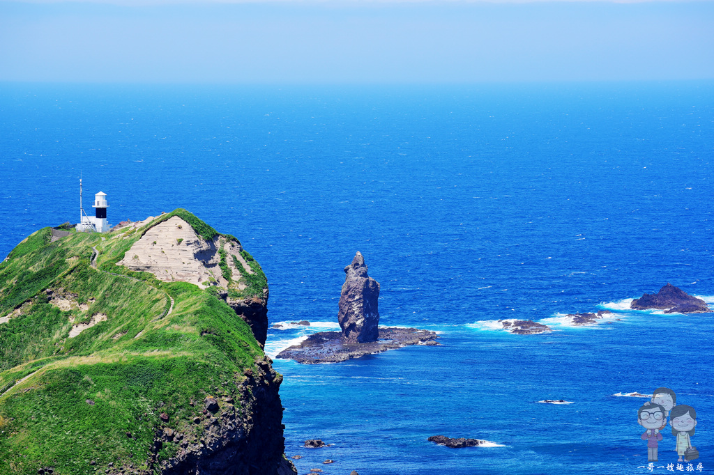 北海道自駕｜積丹_神威岬，感受一下人們傳說中的積丹藍到底是什麼樣的藍