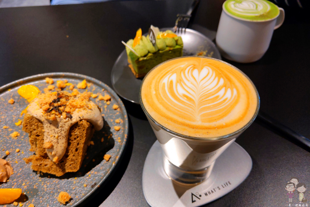 台北喝咖啡(中山區)｜網美系咖啡館！WHAT’S LIFE 山海工作室x自烘咖啡+法式甜點