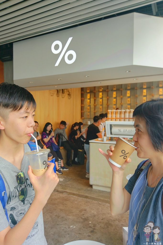 香港尖沙咀必喝咖啡｜% Arabica Hong Kong Star Ferry，邊喝咖啡，邊賞維多利亞港的美麗海景