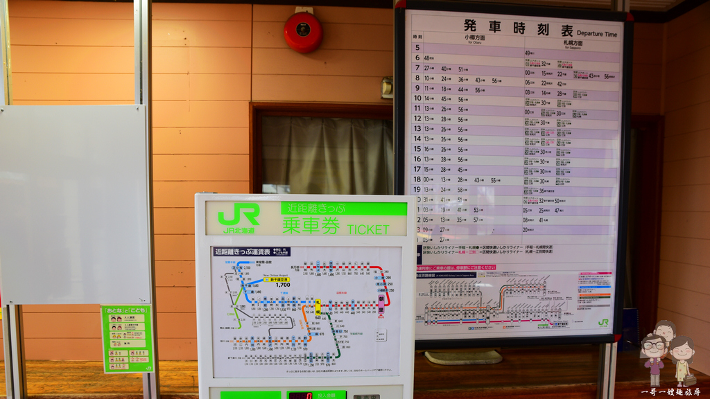 北海道小樽｜JR 朝里駅～看海吹風追電車，臨海小車站，記得停一會兒