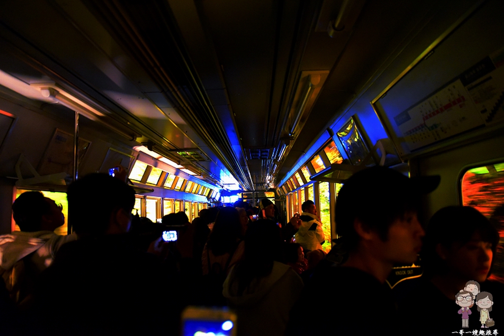 京都夜楓電車 叡山電車 市原 二之瀨間的紅葉隧道 一哥一嫂趣旅尋