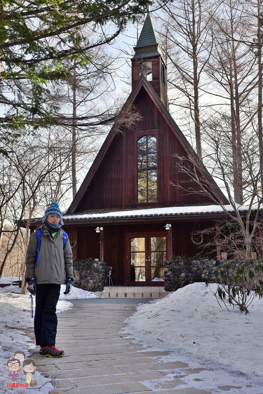輕井澤景點｜高原教會～林間的木造建築，浪漫的婚禮聖地
