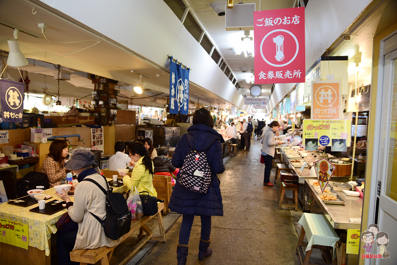 青森古川市場｜DIY海鮮丼飯，想吃什麼自己挑自己配
