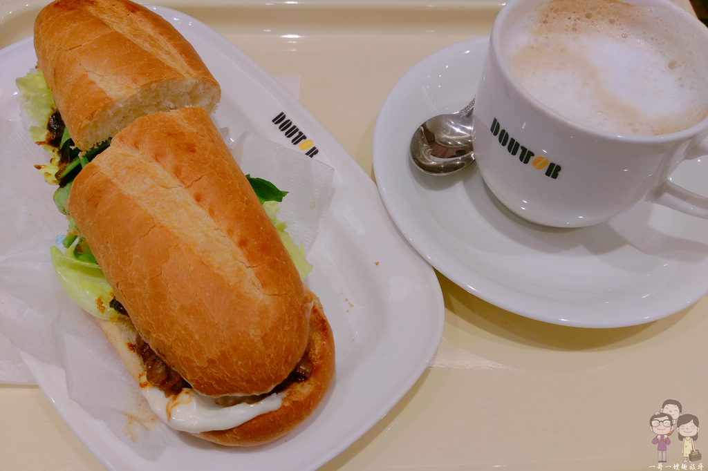 東京早餐｜台灣也有的日本第一平價連鎖咖啡店～DOUTOR(羅多倫咖啡)