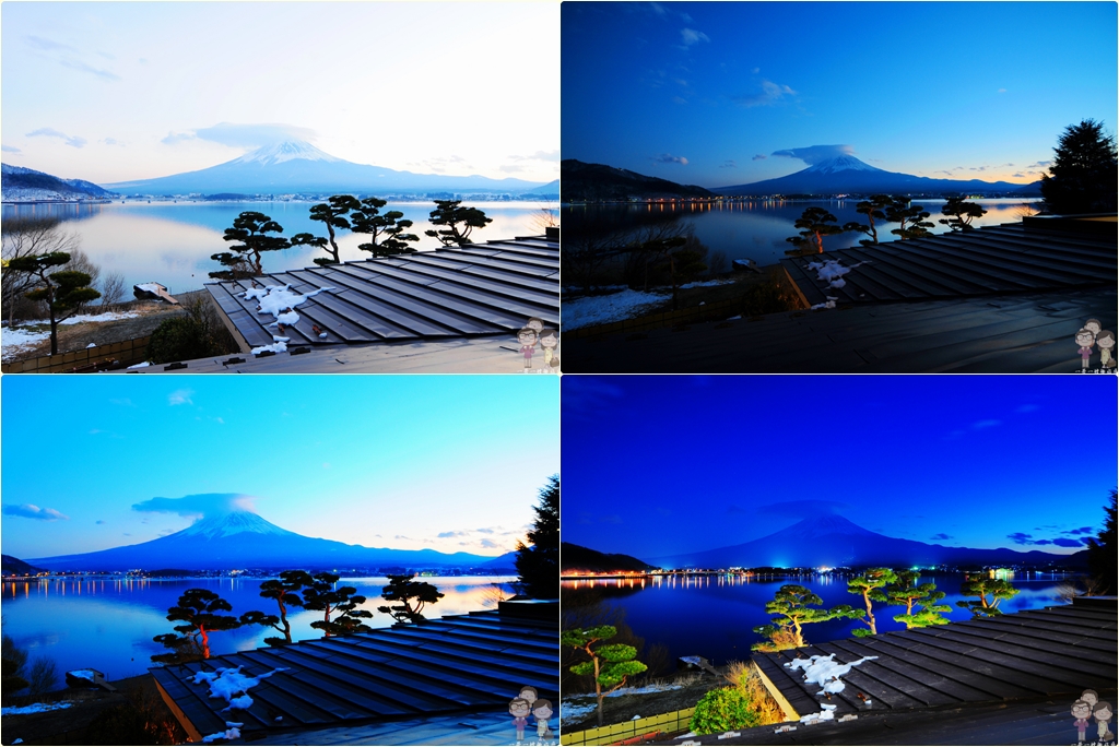 河口湖住宿推薦｜秀峰閣 湖月，在房裡就能觀賞到逆富士絕景的溫泉旅宿