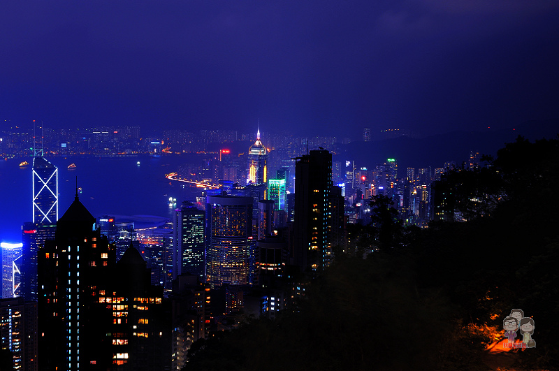 香港中環必遊景點｜山頂纜車總站．太平山夜景