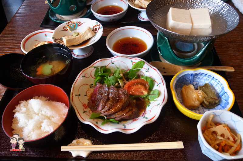 京都自由行【吃】｜京味菜彩．嵐山．庵珠~美味和牛 湯豆腐